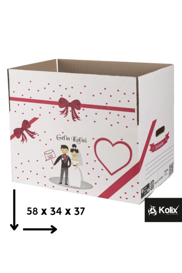 Standart Çeyiz - Taşıma Kolisi En Kalın Büyük Ve Sağlam Zımba Dikişli 5 Adet Koli