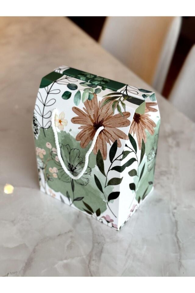 Velora 6'lı Premium Hediye Kutusu Hediyelik Karton Çanta Hediye Paketi 24x14x20cm