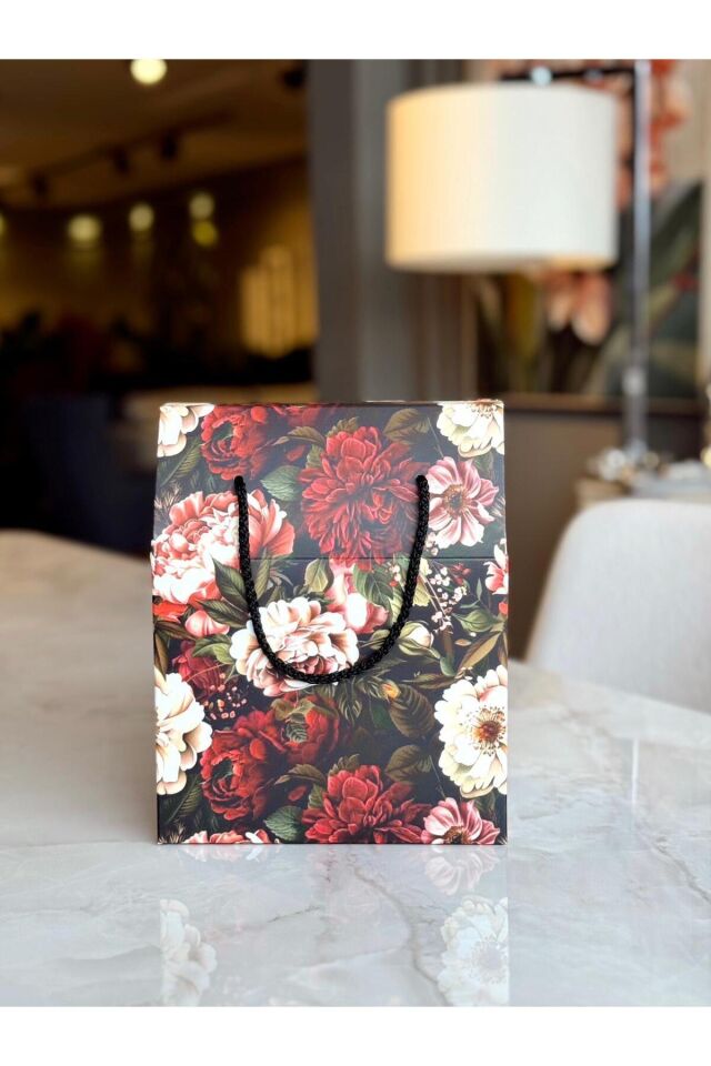 Velora Premium Hediye Kutusu Hediyelik Karton Çanta Hediye Paketi 24x14x20cm